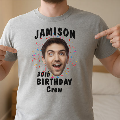 Birthday Crew Celebrations With Confetti