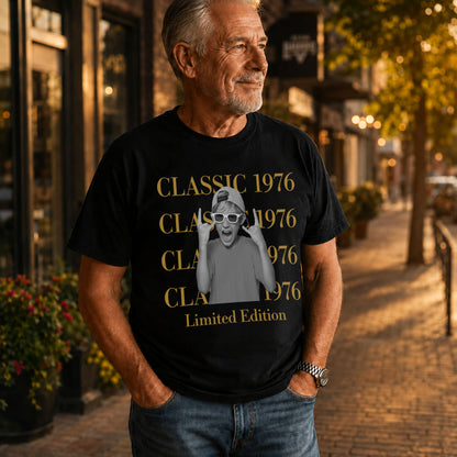 Classic Limited Edition Custom Photo Vintage Style - Personalized Custom Unisex T-shirt, Hoodie - BDAY055_BBAS
