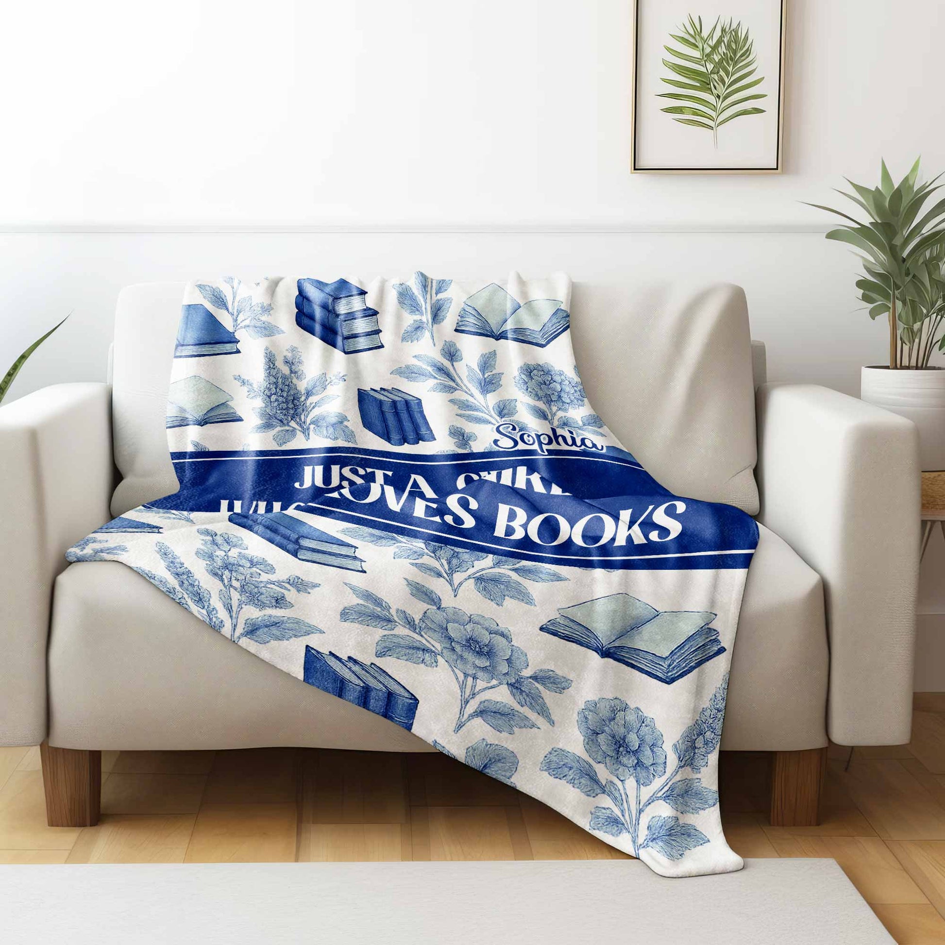 Just A Girl Who Loves Books And Flowers