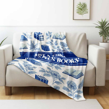 Just A Girl Who Loves Books And Flowers