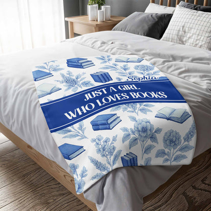 Just A Girl Who Loves Books And Flowers