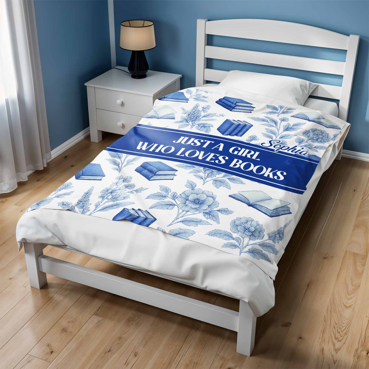 Just A Girl Who Loves Books And Flowers