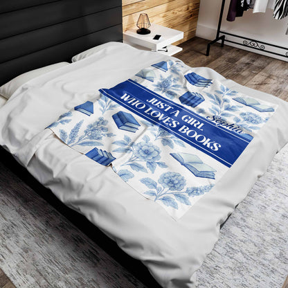 Just A Girl Who Loves Books And Flowers