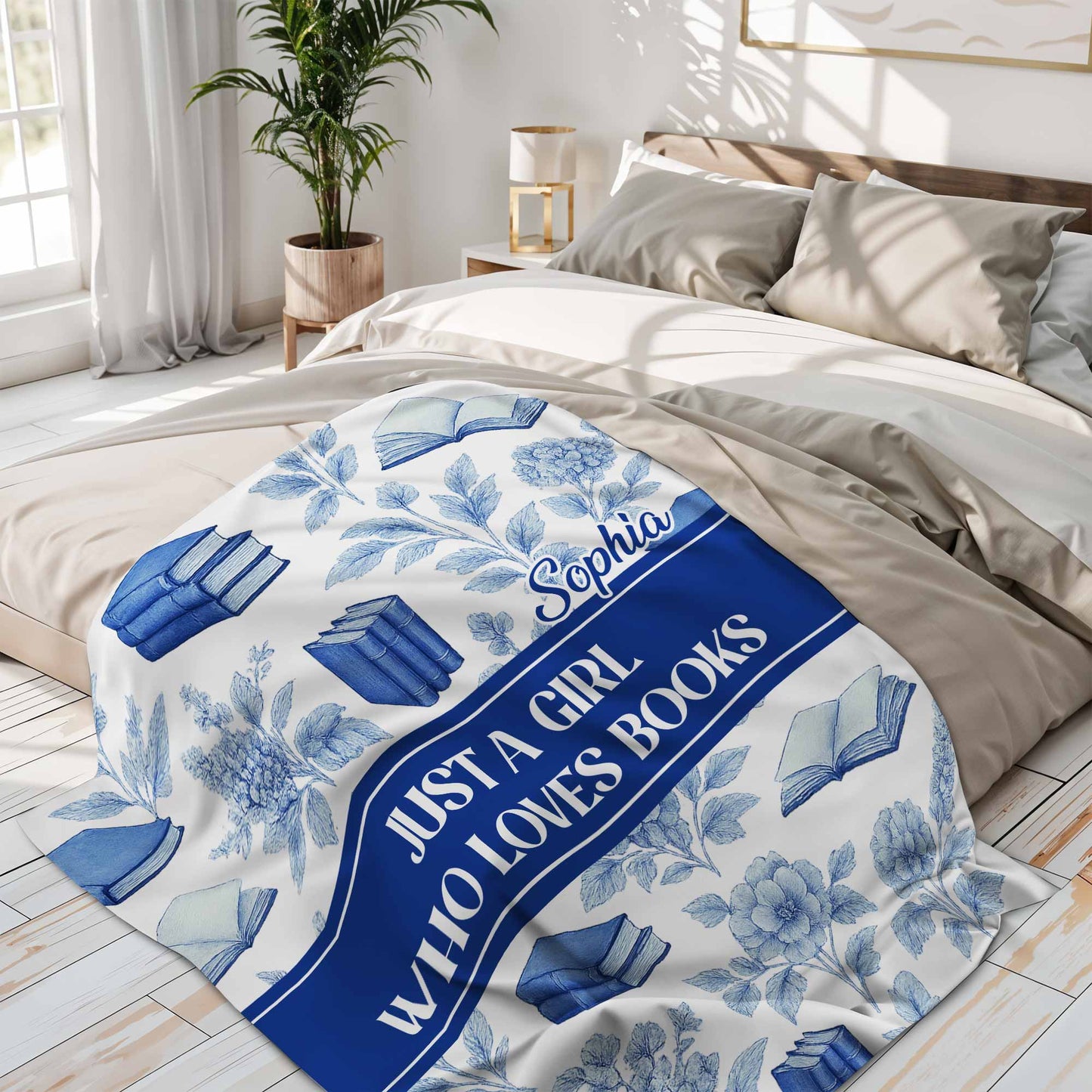 Just A Girl Who Loves Books And Flowers