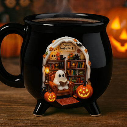 Sophia's Reading Nook Ghost and Pumpkins Design