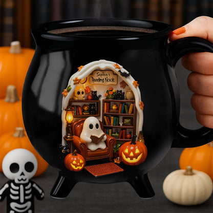 Sophia's Reading Nook Ghost and Pumpkins Design