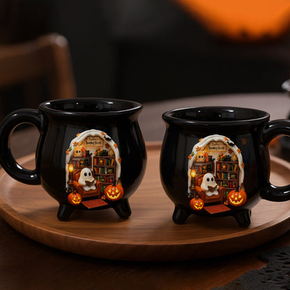 Sophia's Reading Nook Ghost and Pumpkins Design