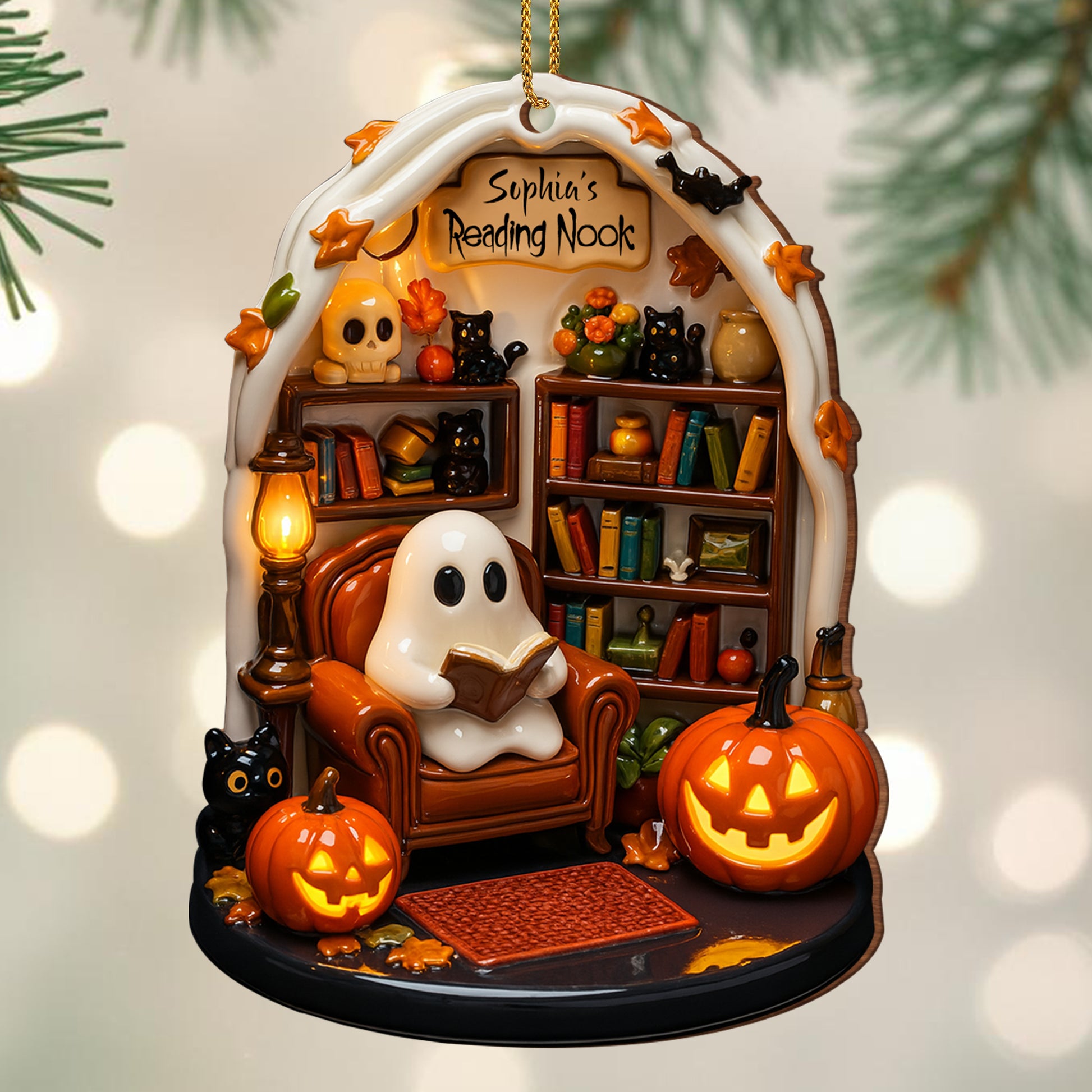 Create Your Own Personalized Reading Nook With Ghost and Pumpkin