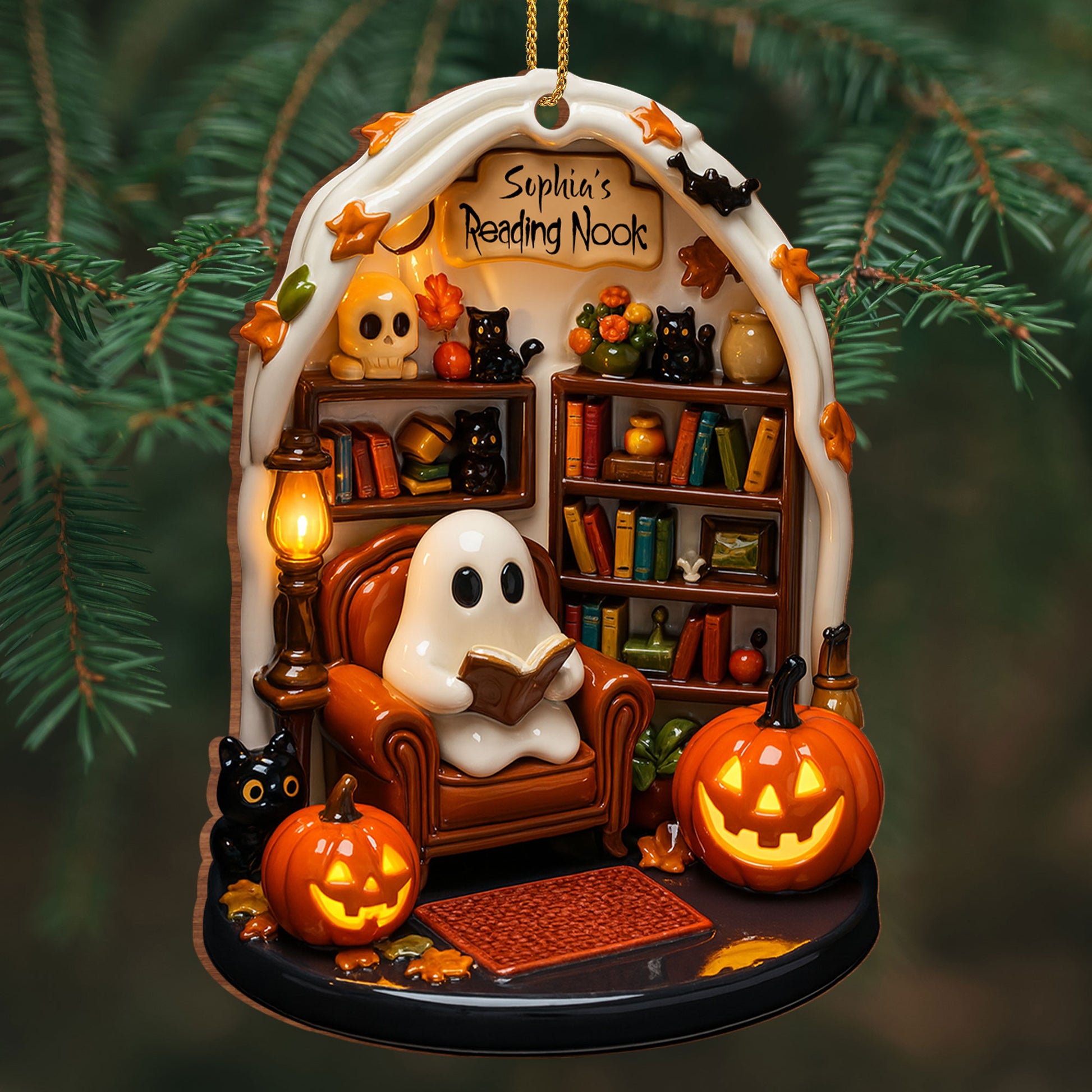 Create Your Own Personalized Reading Nook With Ghost and Pumpkin