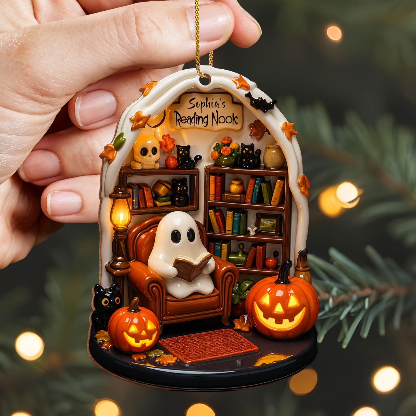Create Your Own Personalized Reading Nook With Ghost and Pumpkin