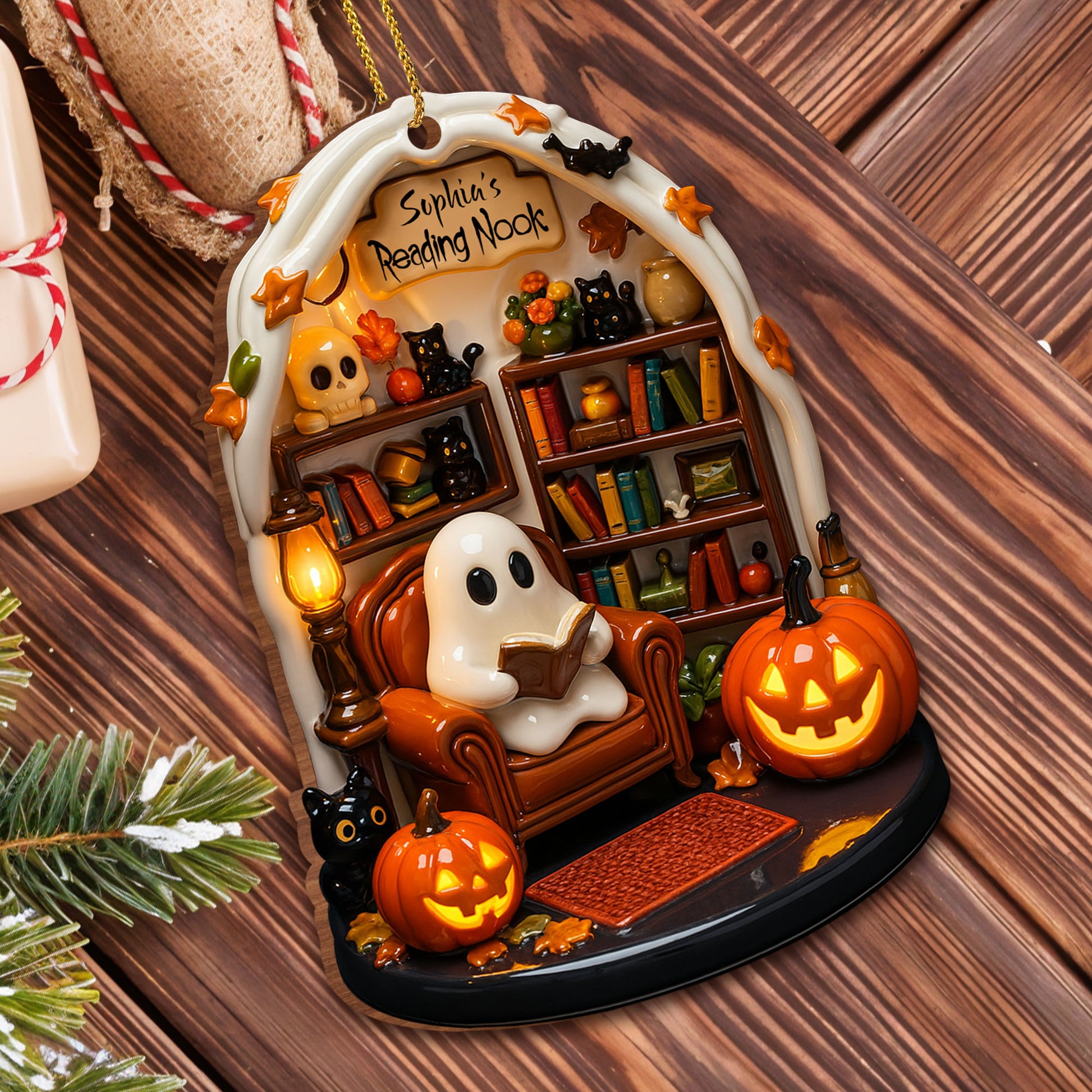 Create Your Own Personalized Reading Nook With Ghost and Pumpkin