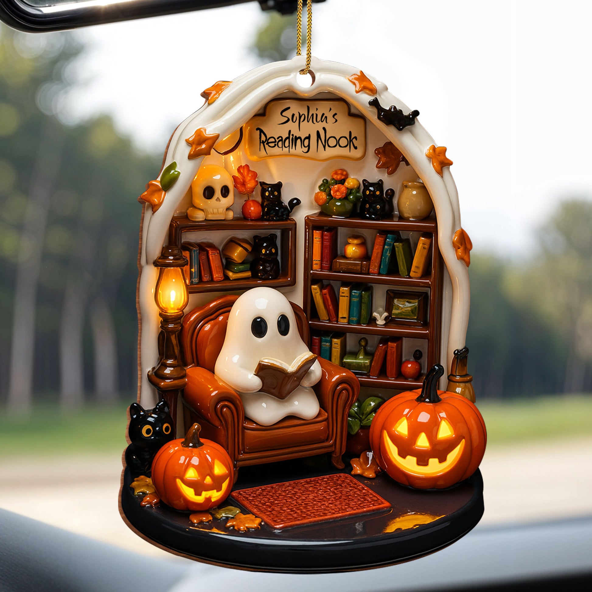 Create Your Own Personalized Reading Nook With Ghost and Pumpkin