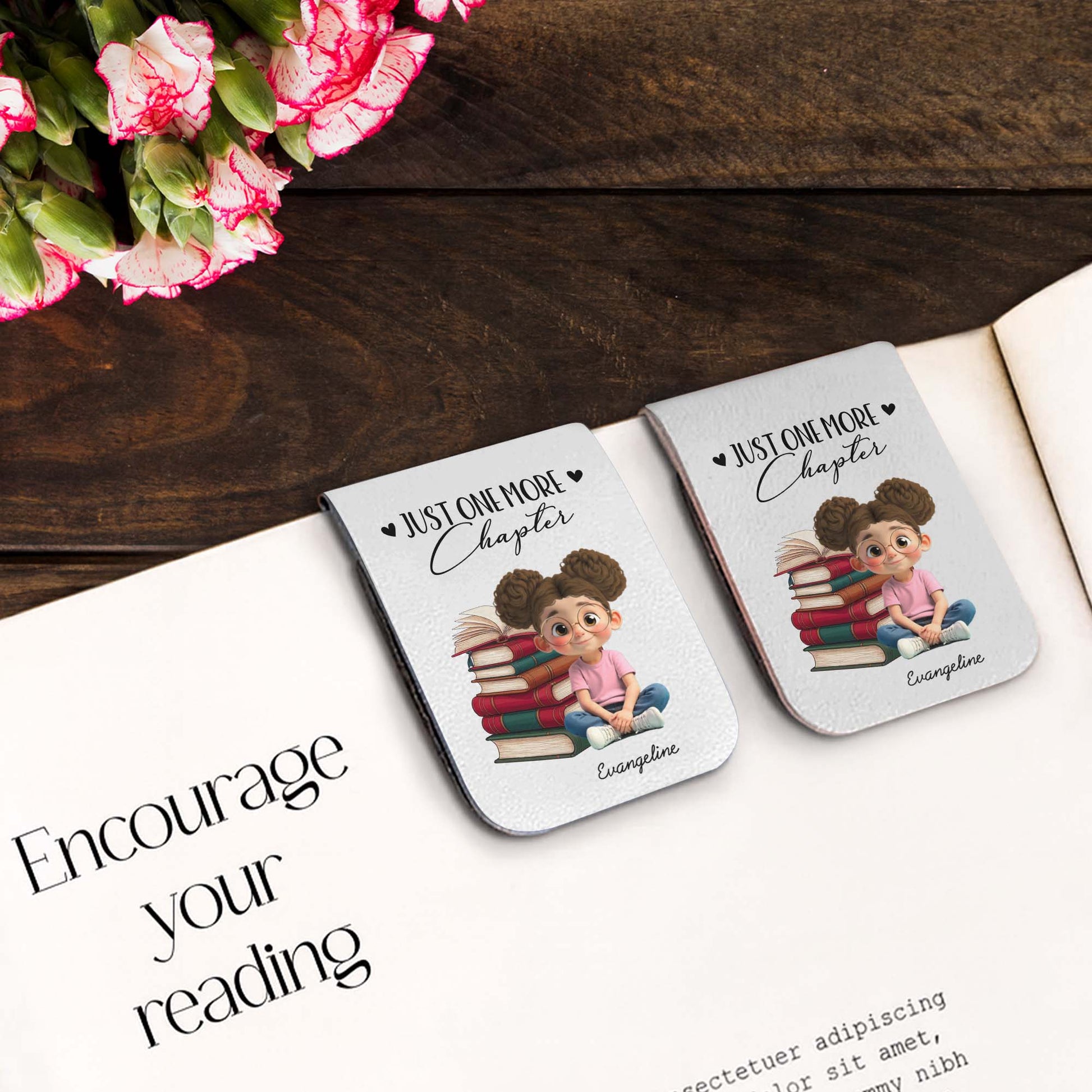 Just One More Chapter, Girl Reading Books