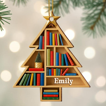 Celebrate Love Of Reading With Bookshelf Ornament