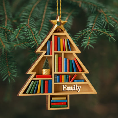 Celebrate Love Of Reading With Bookshelf Ornament