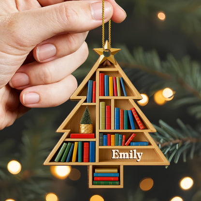 Celebrate Love Of Reading With Bookshelf Ornament