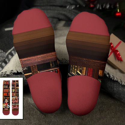 Just A Girl Who Loves Books, Girl Reading Among Shelves