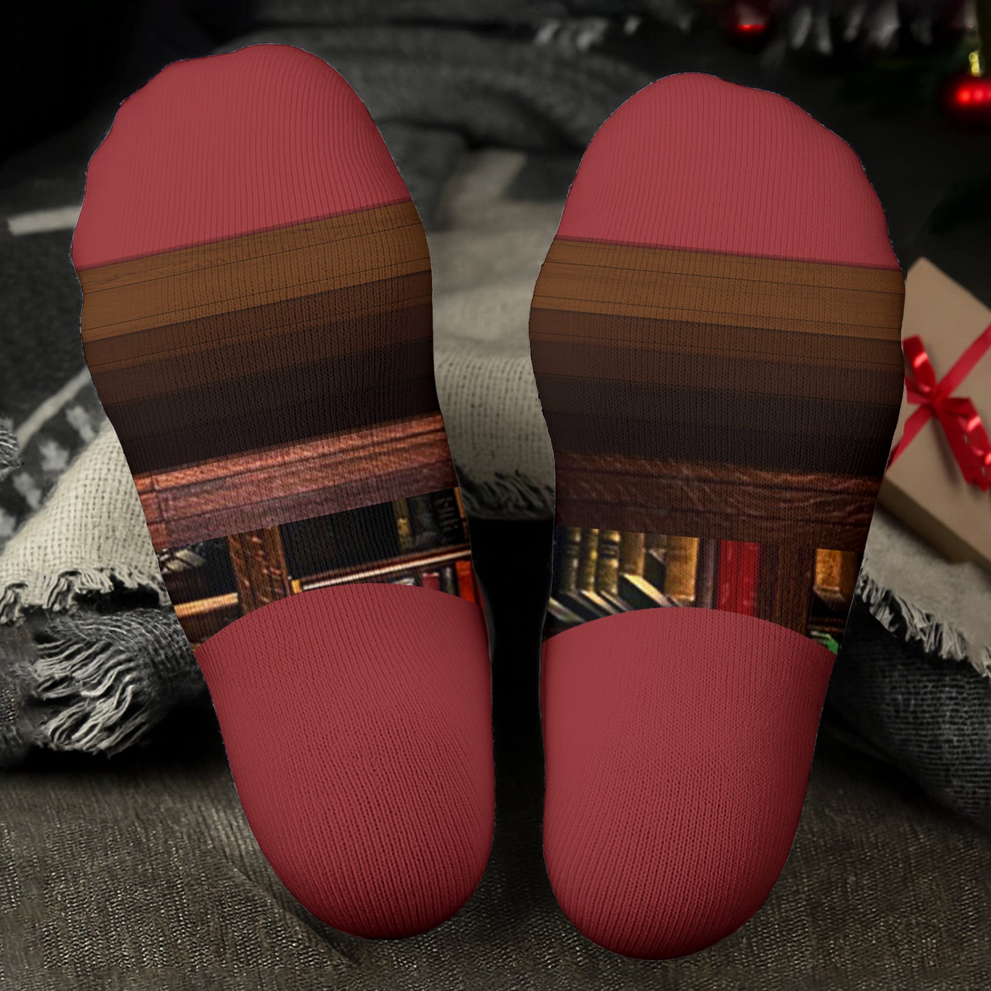 Just A Girl Who Loves Books, Girl Reading Among Shelves