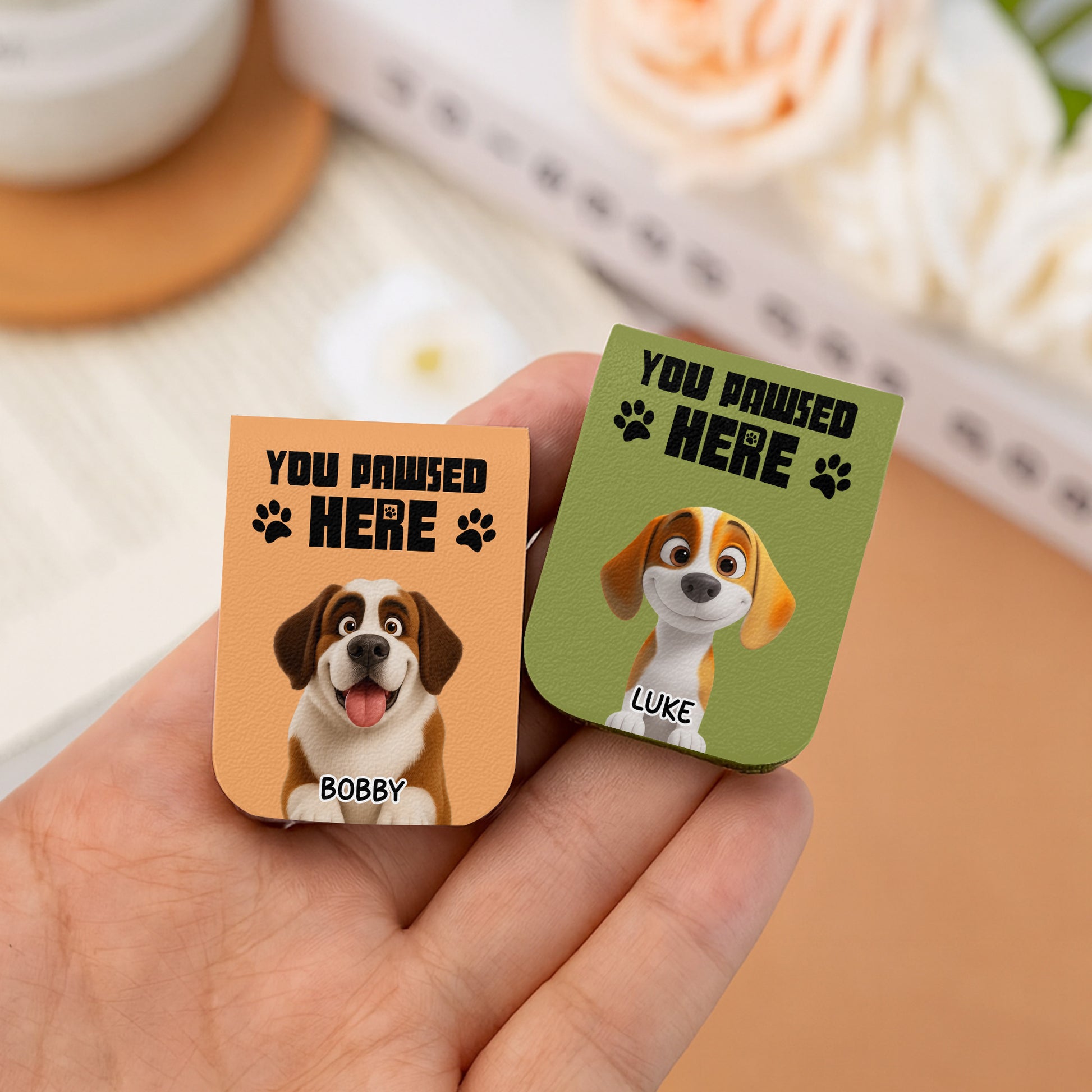 You Pawed Here With Cartoon Dog And Paw Prints