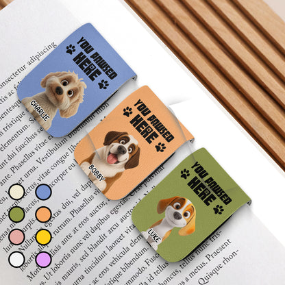 You Pawed Here With Cartoon Dog And Paw Prints