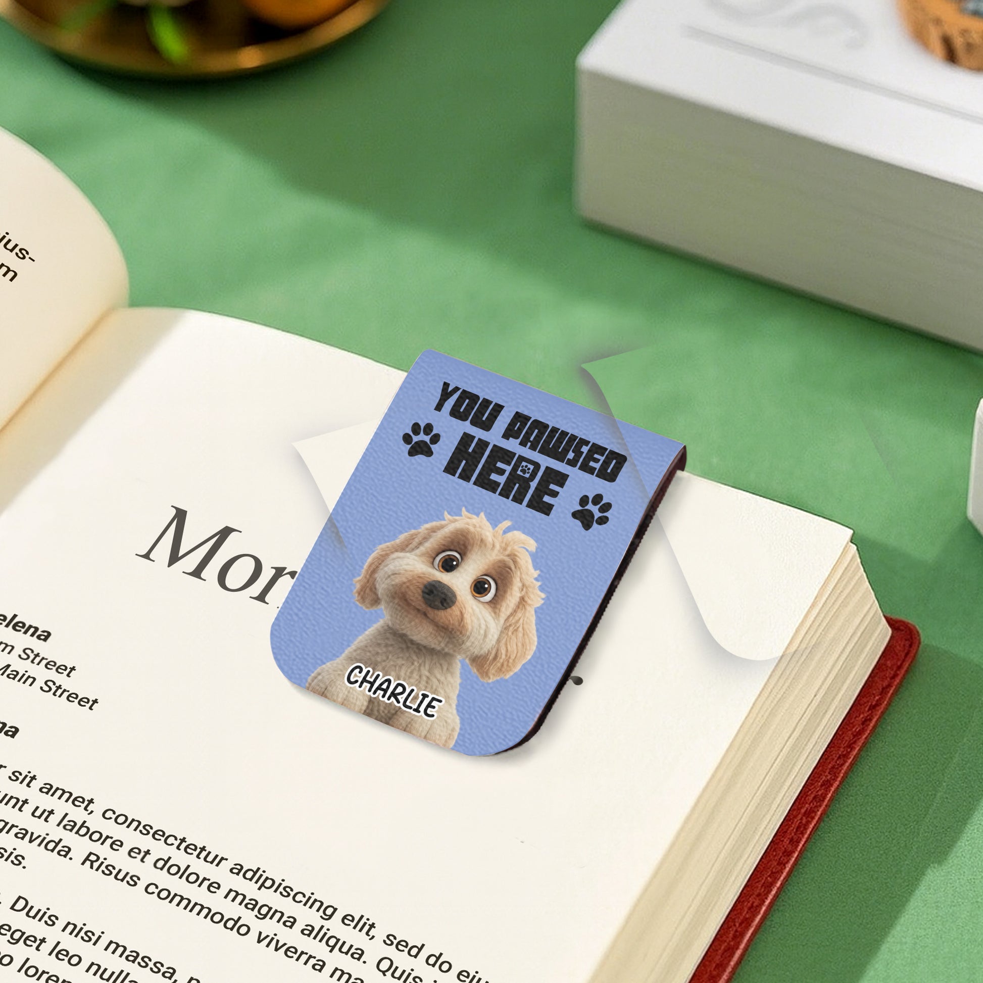 You Pawed Here With Cartoon Dog And Paw Prints