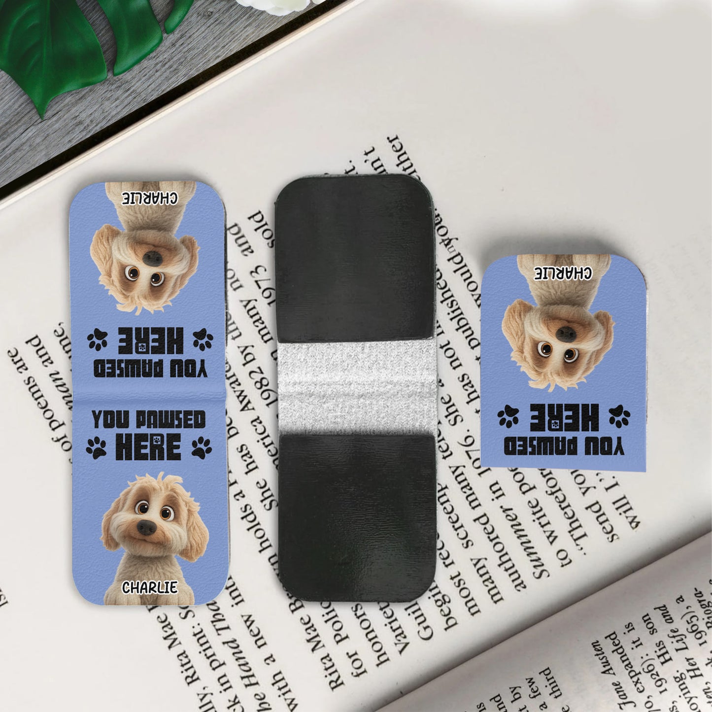 You Pawed Here With Cartoon Dog And Paw Prints