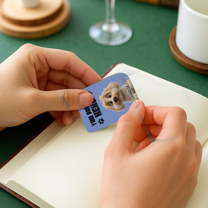 You Pawed Here With Cartoon Dog And Paw Prints