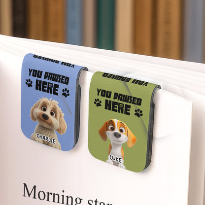 You Pawed Here With Cartoon Dog And Paw Prints