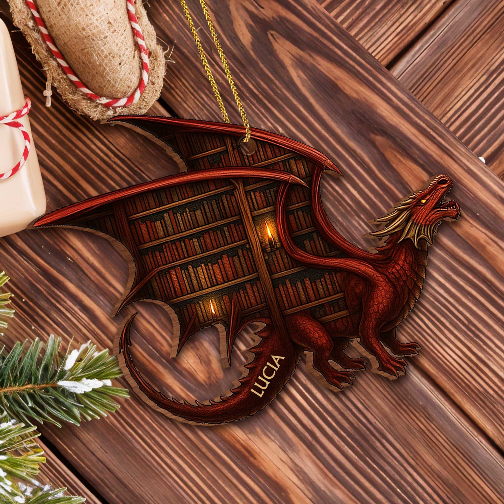 Customize This Fierce Dragon Design With A Beloved Name