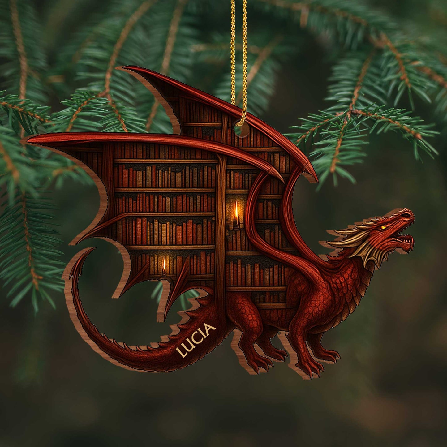 Customize This Fierce Dragon Design With A Beloved Name