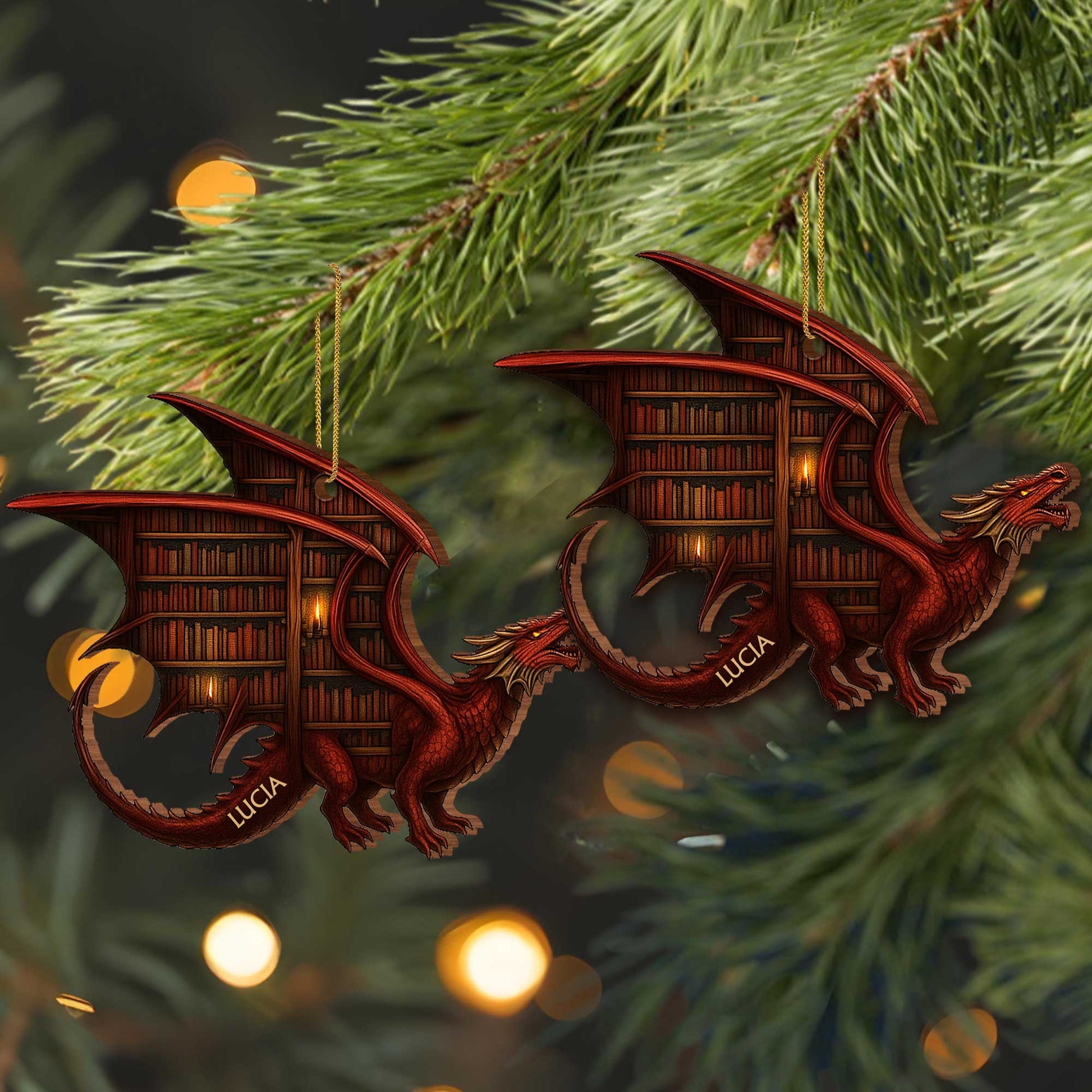 Customize This Fierce Dragon Design With A Beloved Name