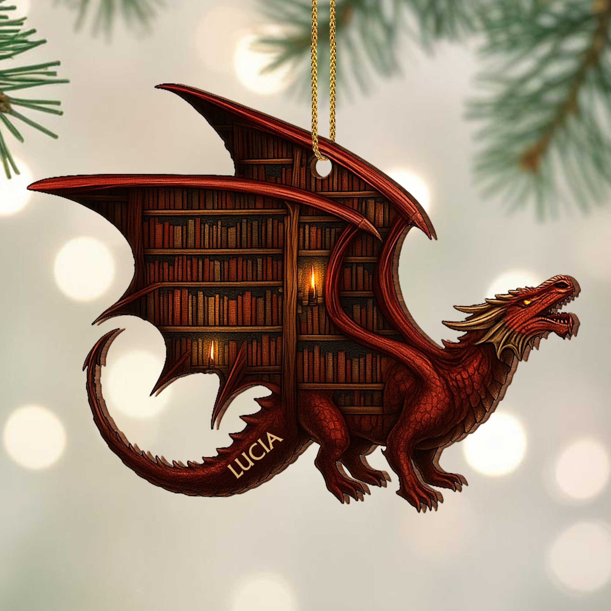 Customize This Fierce Dragon Design With A Beloved Name