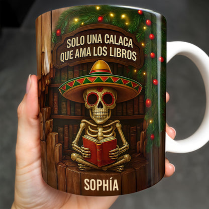 Solo Una Calaca Que Ama Los Libros With Books And Sombrero