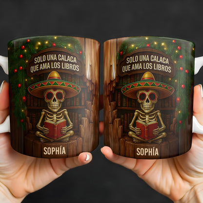 Solo Una Calaca Que Ama Los Libros With Books And Sombrero