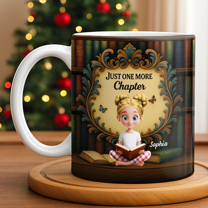 Just One More Chapter with Cute Young Reader