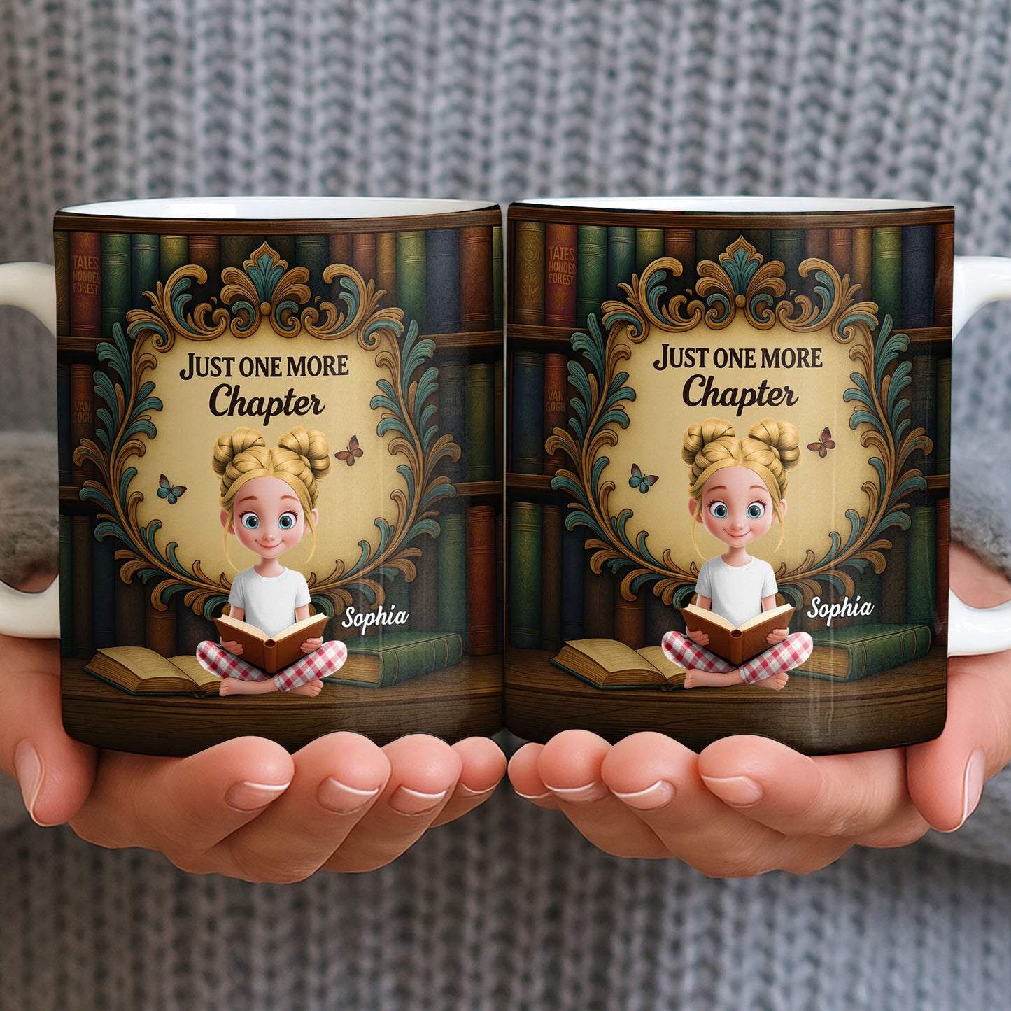 Just One More Chapter with Cute Young Reader