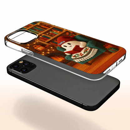 Cozy Up With A Good Book, Fireplace And Christmas Decorations