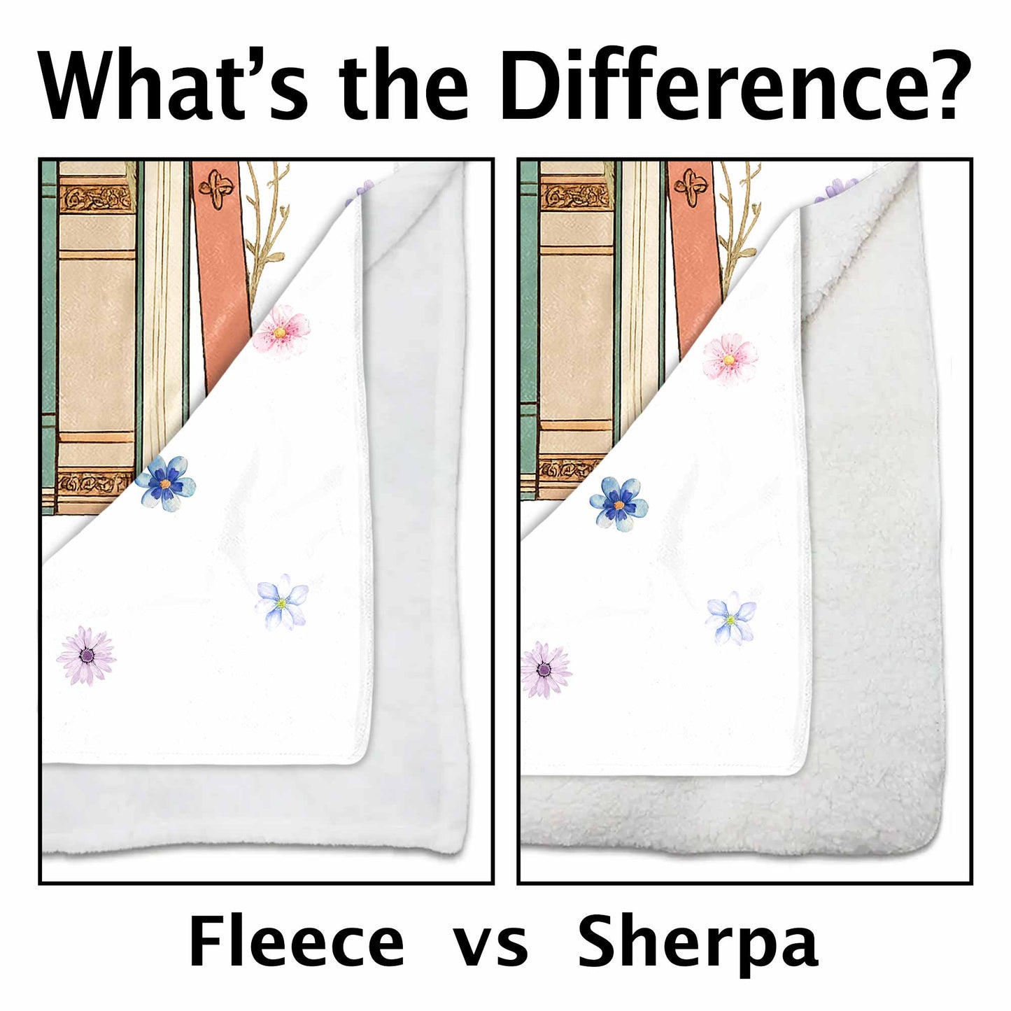 Add Your Message, A Cozy Companion For Every Book Lover With Flowers And Books