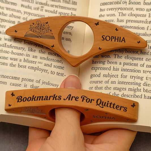 Bookmarks Are For Quitters, Book Page Holder