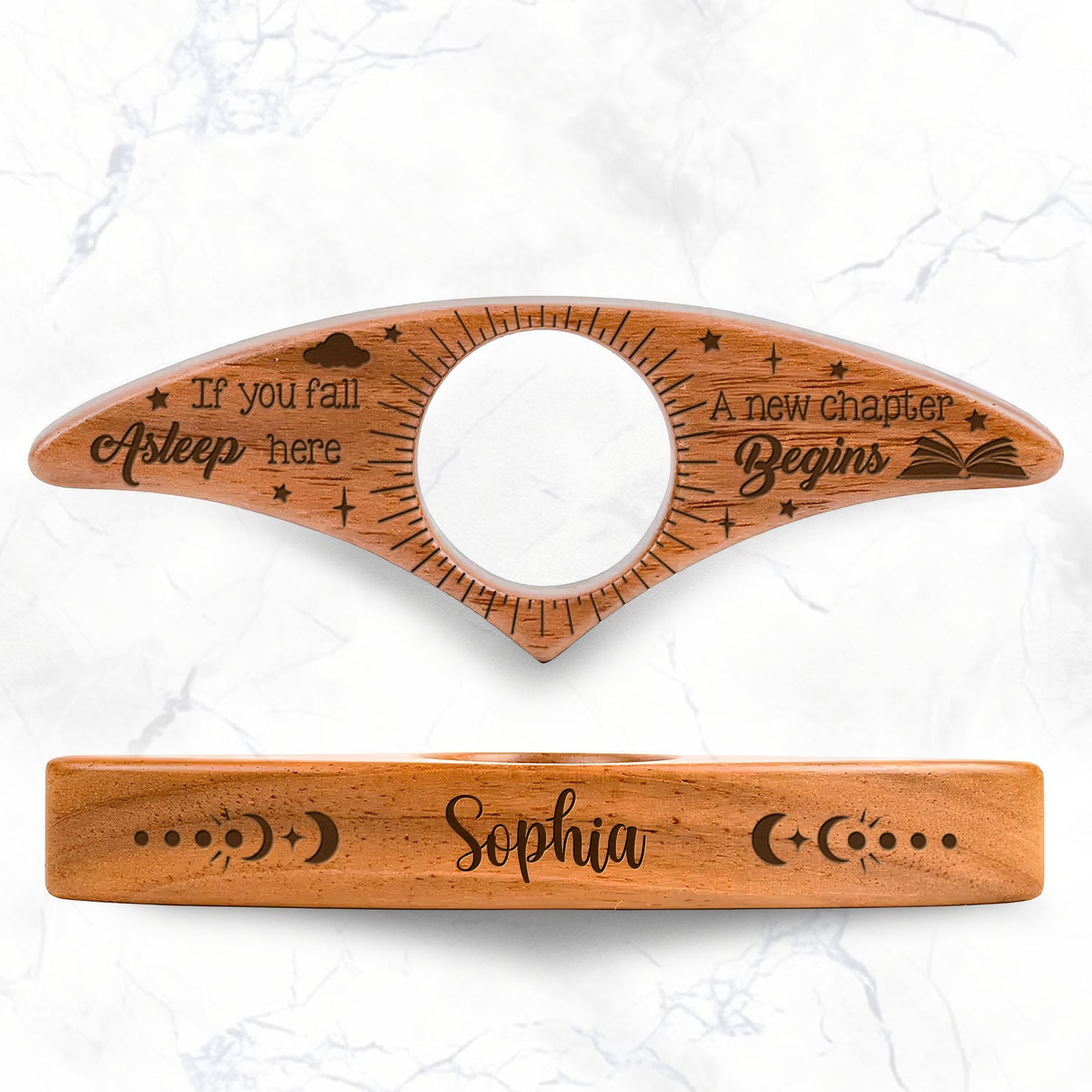 Handmade With Love, Perfect Reading Accessory, Stars And Moon