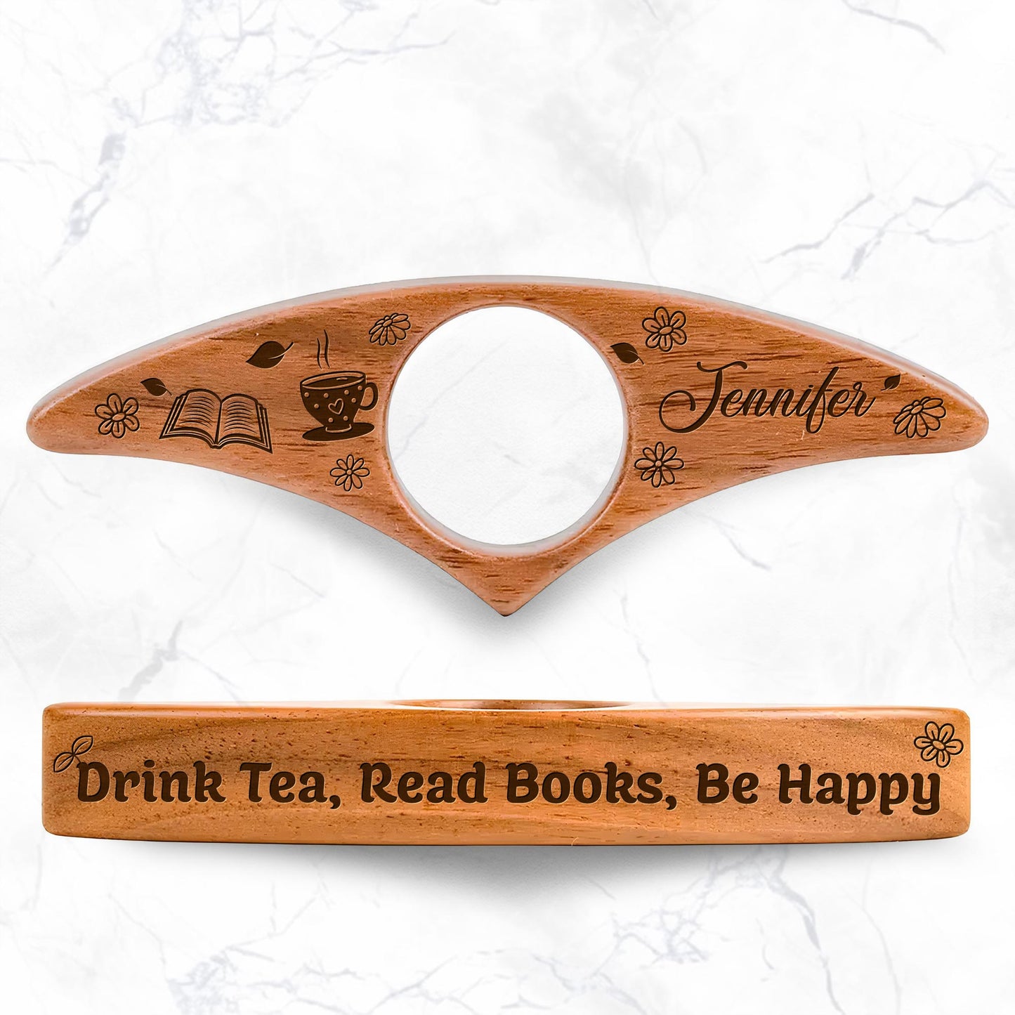 Drink Wine, Read Books, Be Happy With Flowers