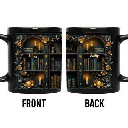 Enjoy Cozy Moments With Floral and Candle Bookshelf Design