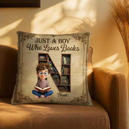 Just A Girl Who Loves Books, Girl And Bookshelf Design