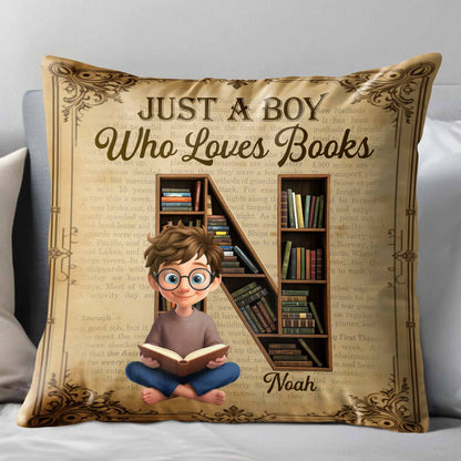 Just A Girl Who Loves Books, Girl And Bookshelf Design