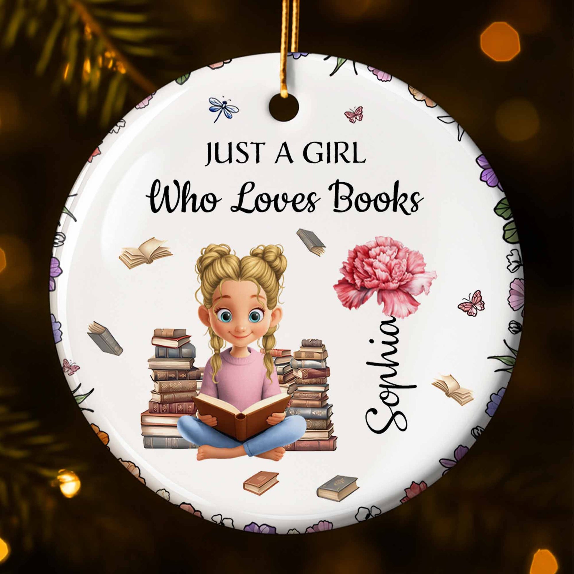 Just A Girl Who Loves Books With Girl And Books