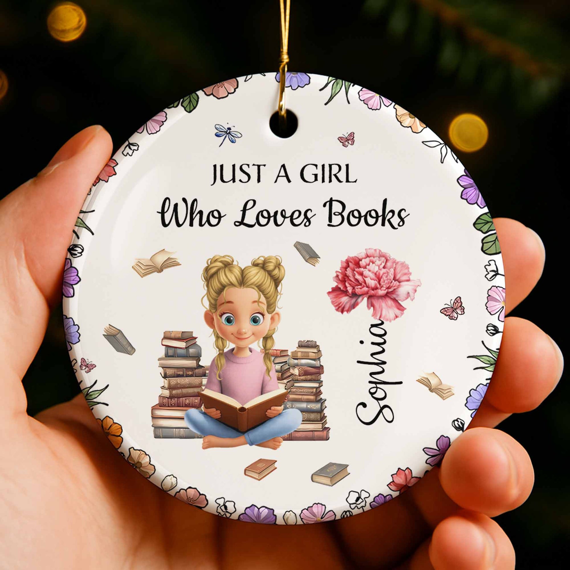 Just A Girl Who Loves Books With Girl And Books