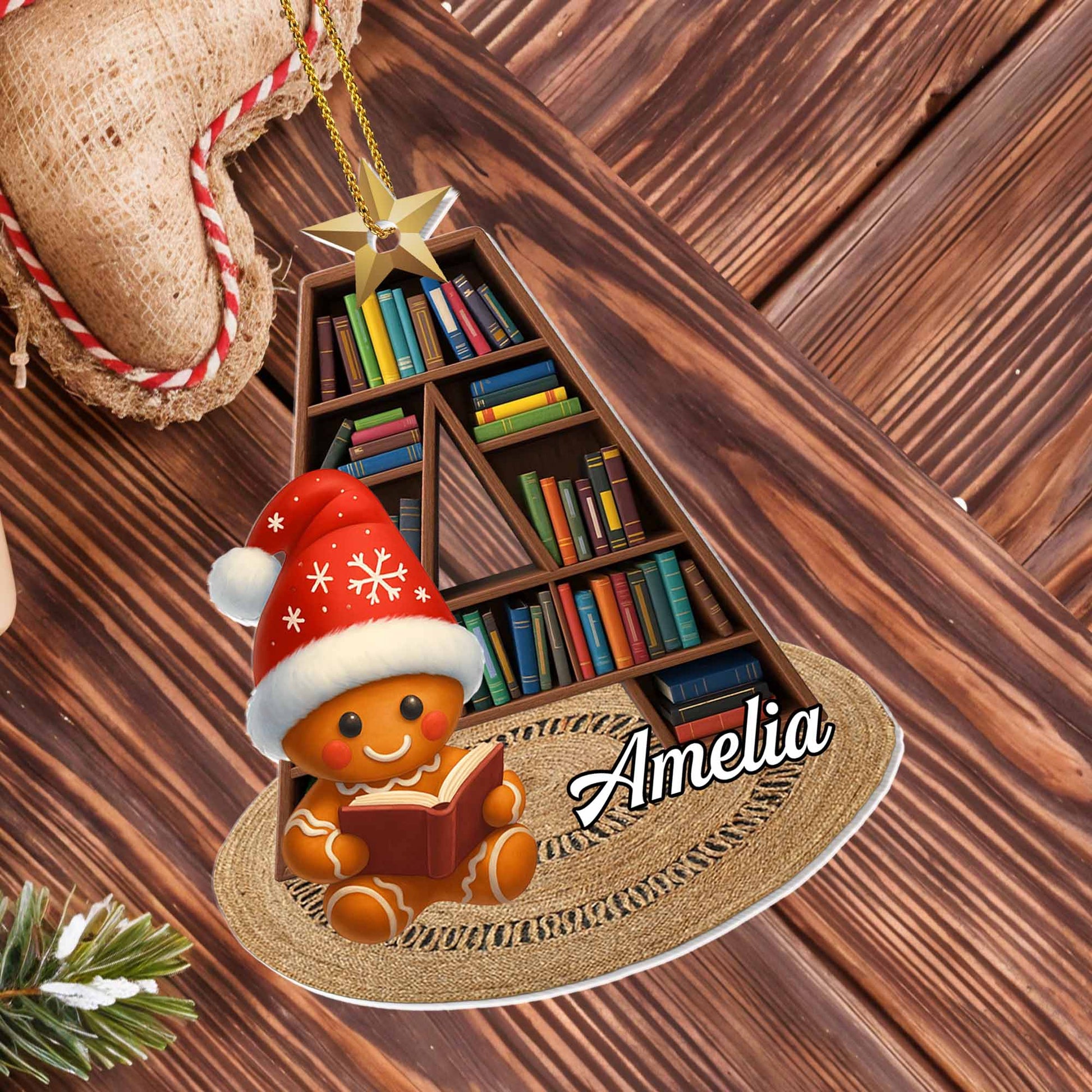 Cozy Reading Moments With You, Books And Gingerbread