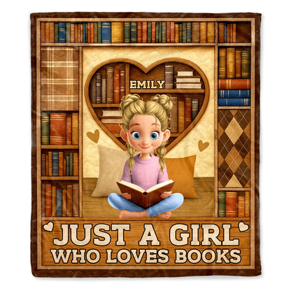 Just A Boy Who Loves Books, Heart And Books Design