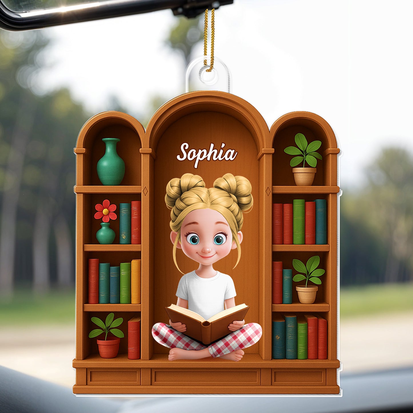 Unwind In Your Personal Library Nook With Books And Plants