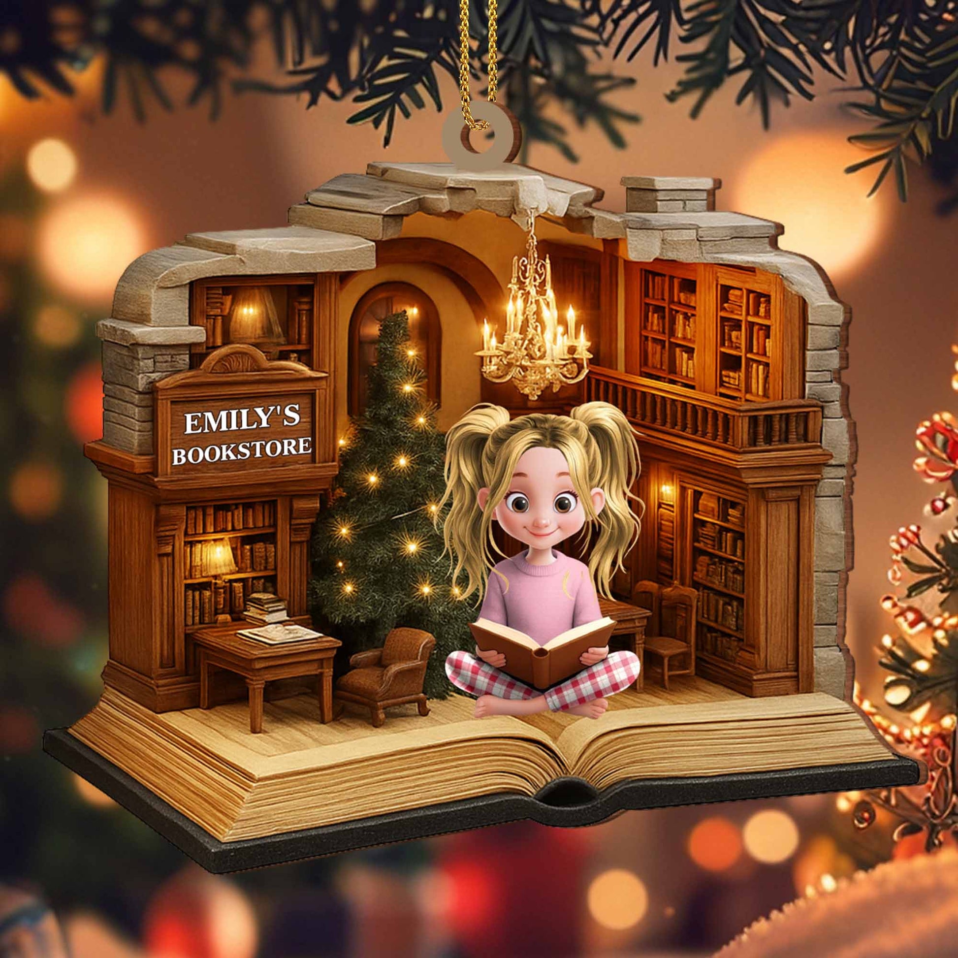 Celebrate The Love Of Reading With a Charming Library Scene